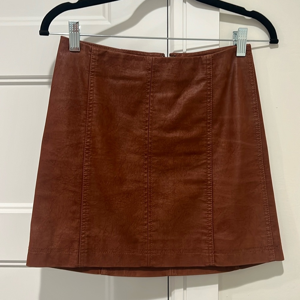 Free People Suede Skirt